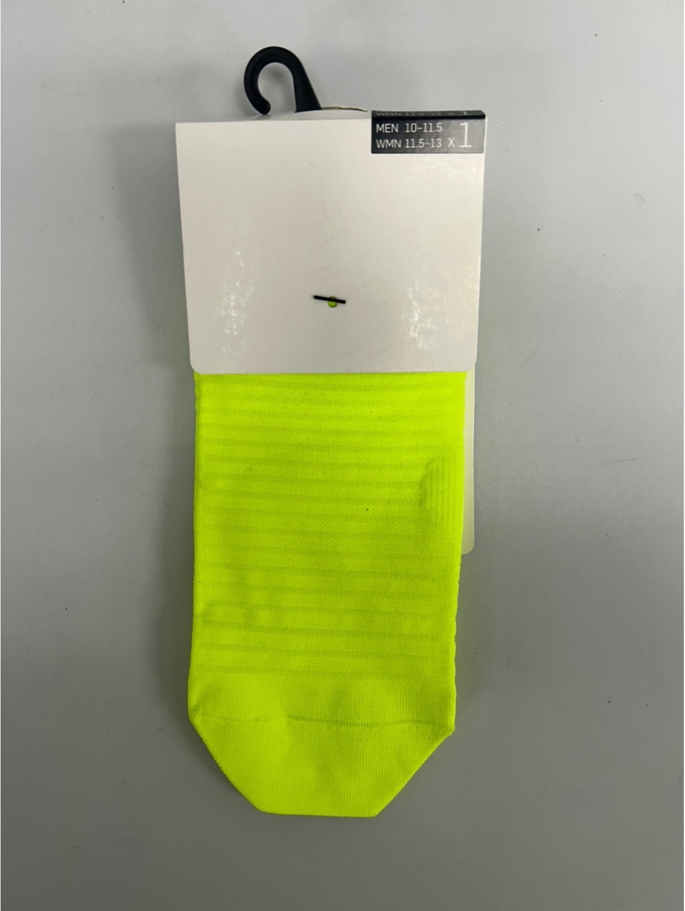Nike Unisex Neon Yellow Socks - Single Pair